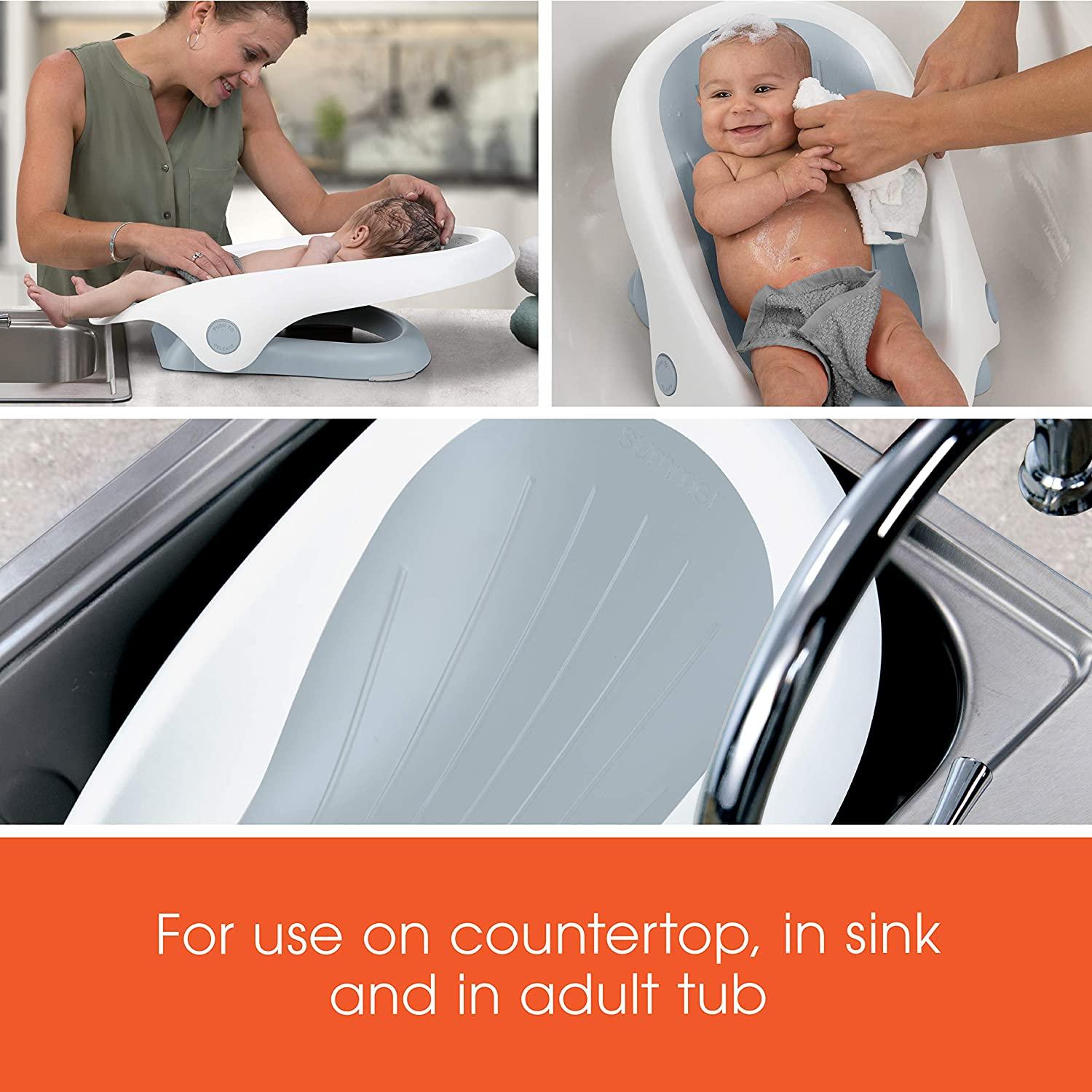 summer infant clean rinse bather Summer Clean Rinse Baby Bather (Gray) – Niyaz Store